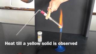 Thermal decomposition  calcium carbonate [upl. by Al]