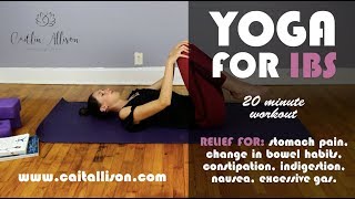 YOGA for IBS Irritable Bowel Syndrome 20 minute workout [upl. by Tracy]