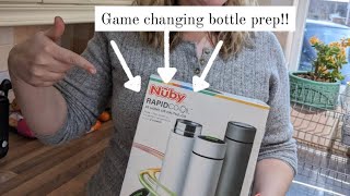 Nuby Rapid Cool  Bottle Prep Review [upl. by Elia]