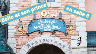 Restaurant LAuberge de Cendrillon avec les Princesses Disneyland Paris [upl. by Clemens]