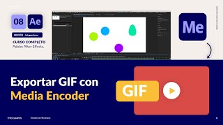 Exportar Animación en GIF con Media Encoder y After Effects [upl. by Fagan]