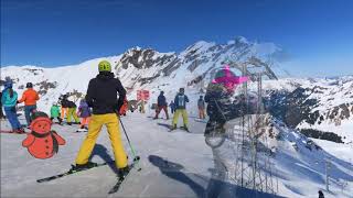 Hasliberg Reuti  Bidmi  AlpenTower  Winterwanderung  27 Febr 2019 [upl. by Sanoj782]