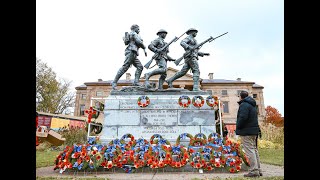 Charlottetown Remembrance Day Ceremony 2023 [upl. by Orv]