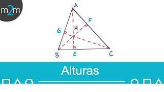 Alturas de un triángulo [upl. by Nakhsa]