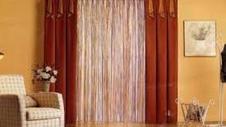 Como hacer cortinas elegantes para salas 9 [upl. by Gone499]