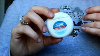 REVIEW OralB Essential Floss [upl. by Nelhsa85]