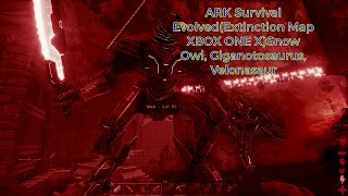 ARK Survival EvolvedExtinction Map XBOX ONE XSnow Owl Giganotosaurus Velonasaur [upl. by Semajwerdna651]