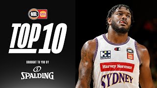 NBL Top 10 – Presented by Spalding  Round 11 NBL25 [upl. by Nyletac]