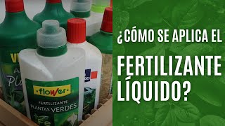 ASÍ es como tienes que echar FERTILIZANTE líquido a tus PLANTAS [upl. by Braeunig]