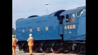 2013 Sep 04  The Mallard Arrives At Grantham [upl. by Gaiser]