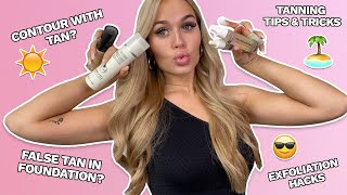 FACE TANNING TIPS AND TRICKS WITH LOTTIE TOMLINSON  LOOKFANTASTICCOM [upl. by Ettennod604]