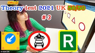 Theory test 2021 UK Official Driving test 5050 serie 3 theorytestuk [upl. by Mayor640]