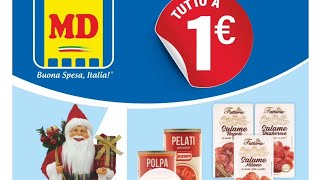 New video nuovo volantino MD tutto ad 1€ dal 4 al 17 novembre [upl. by Aliuqahs]