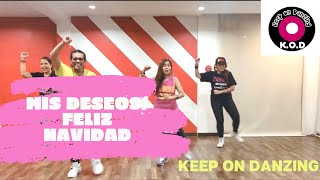 MIS DESEOSFELIZ NAVIDAD BY MICHAEL BUBLE FT THALIA BACHATA  ZUMBA KEEP ON DANZING [upl. by Jeritah]