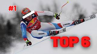 Top 6 Best Downhill Skiers of All Time Kitzbühel [upl. by Lesley]