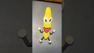 Dancing Banana meme sculpting plasticine clayart meme dancingbanana [upl. by Dorren]