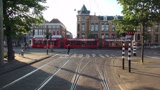 HTM tramlijn 12 Duindorp  Station Hollands Spoor via Hobbemastraatcentrum vv [upl. by Yle]