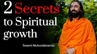 2 Secrets To Spiritual Growth  Patanjali Yoga Sutras Part 11  Swami Mukundanada [upl. by Giltzow502]