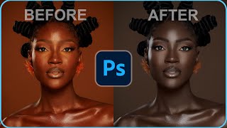 How to Skin Retouch Using Photoshop  Beauty photo retouching [upl. by Ahseenat]