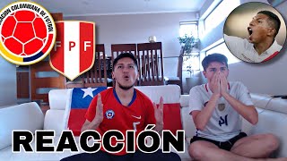 Colombia vs Perú 01 l Reacción de Chilenos l Clasificatorias Qatar 2022 [upl. by Aicinad224]