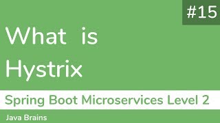 15 What is Hystrix  Spring Boot Microservices Level 2 [upl. by Saito855]