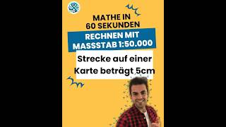 Rechnen mit einem Maßstab von 150000 Mathe lernen mit Mathetipps 🧮🫶🏻 [upl. by Nagear373]