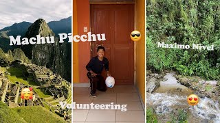 MACHU PICCHU  Und Volunteering mit Maximo [upl. by Skolnik]