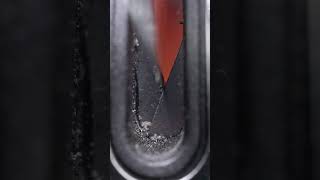 Knife sharpening closeup｜Cool asmr satisfying macro knife [upl. by Navy540]