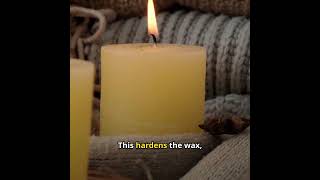 Extend Candle Life by Freezing candles candlestick householdhacks householdtips candlesticks [upl. by Firahs]