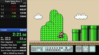 SMB3 speedrun Any 353633 [upl. by Arutak]