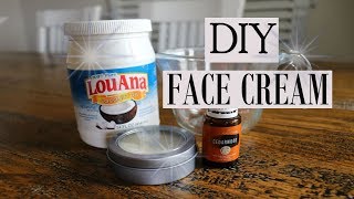 BEST FACE CREAM  2 INGREDIENTS  SIMPLE DIY [upl. by Aitrop]