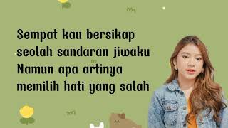 Tiara Andini  Merasa Indah  lirik lagu [upl. by Lertram]