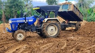 SWARAJ 843 XM Tractor Soil Load2023 [upl. by Mahmud]