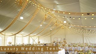 Liri Tents  Wedding Event Tent  White Event Tent  Temporary Outdoor Wedding Tent [upl. by Austine]