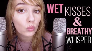 ASMR WET KISSING SOUNDS amp REPEATED TRIGGER WORDS BREATHY WHISPER [upl. by Fernandina]