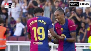 FC BARCELONA 7 vs 0 VALLADOLID  LA LIGA 202425  highlights [upl. by Selym873]