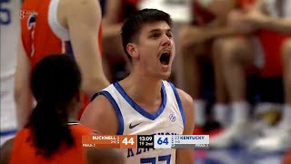 Kerr Kriisa 12 ast 6 pts vs Bucknell [upl. by Eahsed]