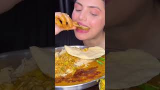 Jeera Rice Dal Fry Aloo Fry mukbang eatingsounds etingshow dalfry jeerarice [upl. by Sully370]