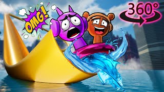 360° VR Incredibox Sprunki in Water Park🤿💦🌊 [upl. by Aleil]