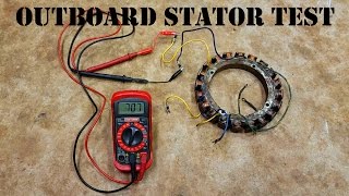 How To Test An Outboard Stator  The EASY Way [upl. by Anne]