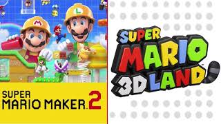 3D World Snow Land  Super Mario Maker 2  Super Mario 3D Land MASHUP [upl. by Jessalin574]