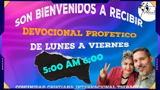 DEVOCIONAL MAÑANA DE ACTIVA CION PROFETICA DE LUNES A VIERNES 500 AM A 600 AM [upl. by Atnahsa589]