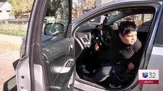 Niño de 5 años conduce auto para comprar un Lamborghini [upl. by Rehpoitsirhc]