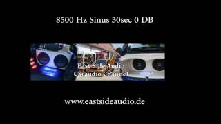 8500 Hz 85kHz Sinus Ton Wave 0DB für Hifi Audio Test Testton 30sec [upl. by Philine]