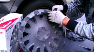 Autocraft Wheel Cover Installation [upl. by Etteroma801]