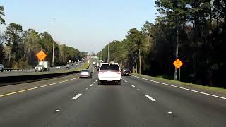 Interstate 10  Florida Exits 192 to 203 eastbound [upl. by Vitoria17]