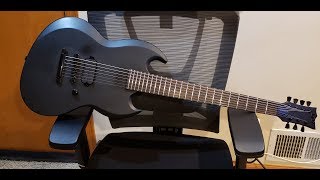 Black Metal LTD Viper Baritone 7  PRS Archon DIs in description [upl. by Imoin]