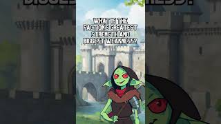 What Is The Factions Greatest Strength And Biggest Weakness dnd dungeonsanddragons shorts [upl. by Wenda]