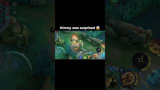 Kimmy was surprise 😱 mobilelegends mlbb miyukigaming fyp [upl. by Norrag]