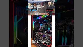 i9 14900k vs Air cooler gadgets intel shorts gaming gamingpc Intel ASUS CarryMinati [upl. by Vasquez863]